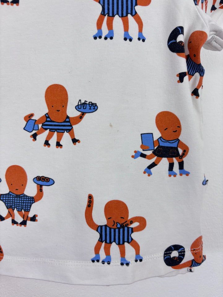 Tiny Cottons Octopus T-shirt 12-18 Months-Tops-Second Snuggle Preloved