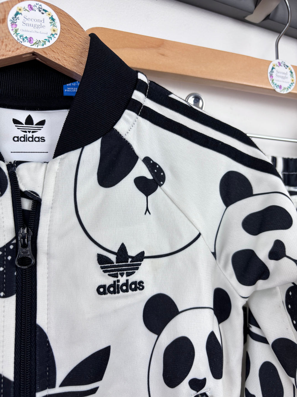 Adidas x Mini Rodini Rare Panda Tracksuit 12-18 Months-Sets-Second Snuggle Preloved