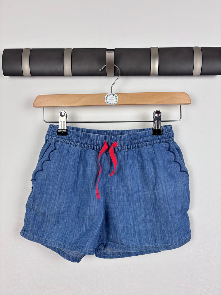 Mini Boden Denim Look Shorts 9 Years-Shorts-Second Snuggle Preloved
