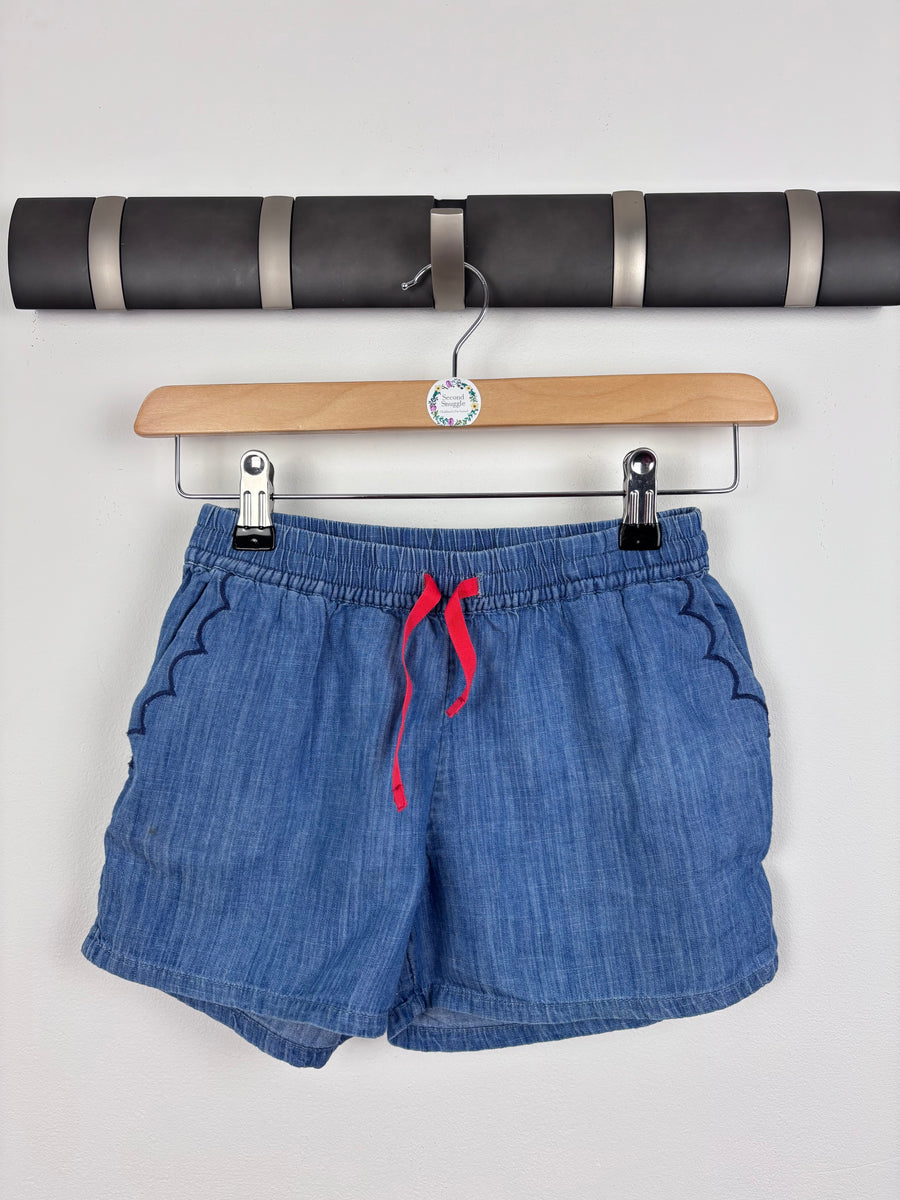 Mini Boden Denim Look Shorts 9 Years-Shorts-Second Snuggle Preloved