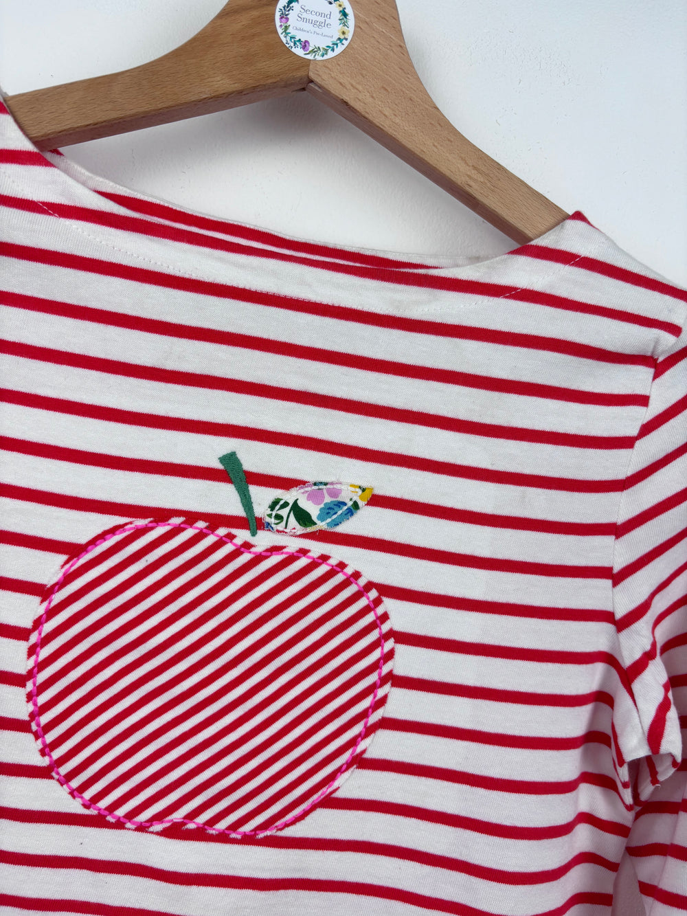 Mini Boden Long Sleeve Apple Top 11-12 Years-Tops-Second Snuggle Preloved