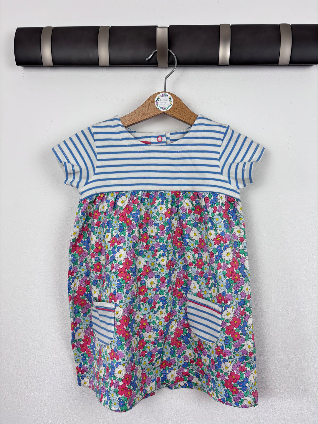 Baby Boden Floral Dress 6-12 Months-Dresses-Second Snuggle Preloved