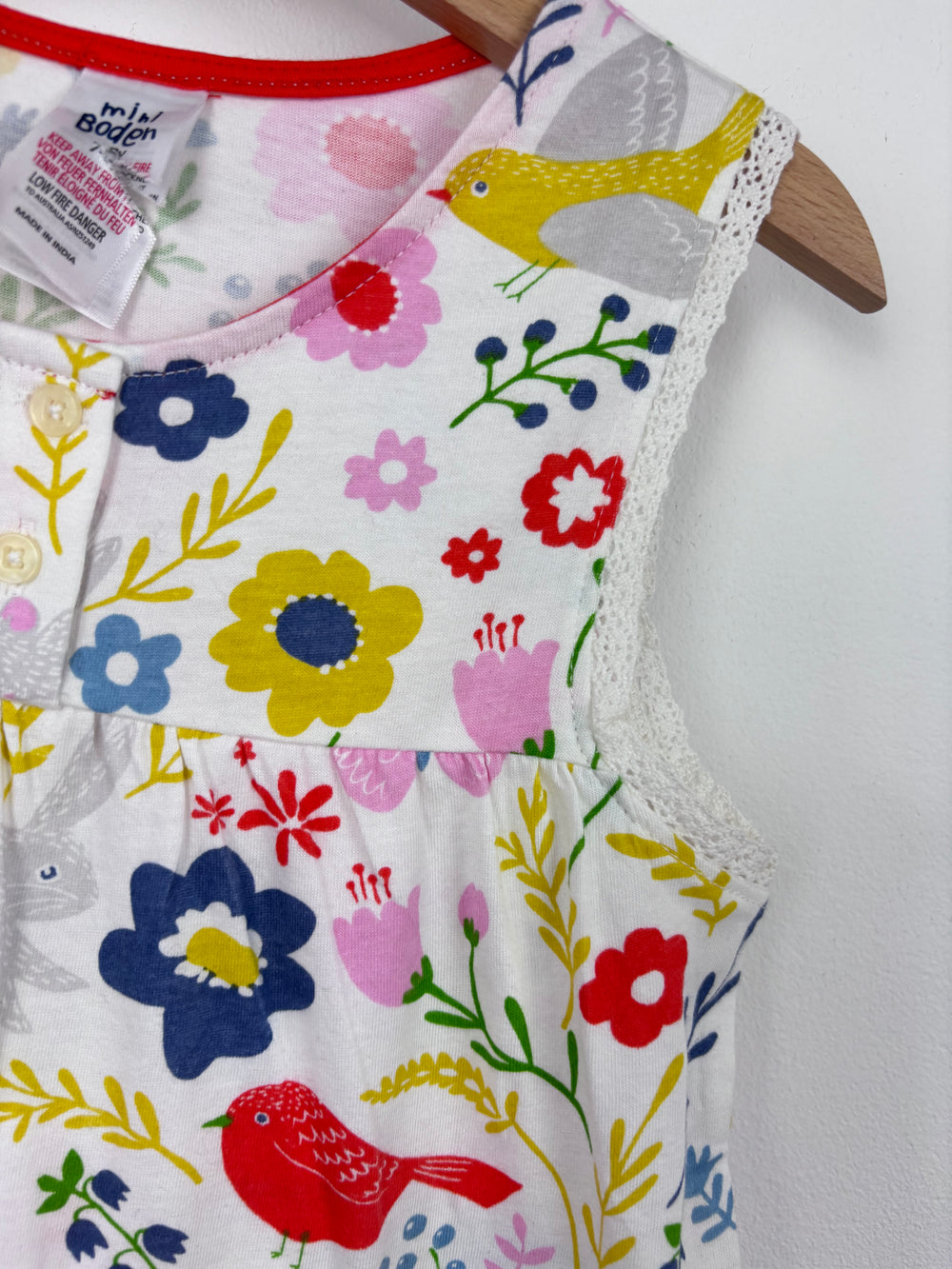 Mini Boden Floral Vest Top 7-8 Years-Tops-Second Snuggle Preloved