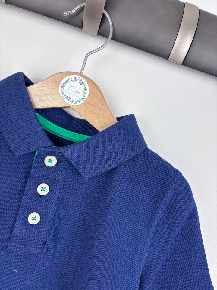 Boden Navy Polo Top 3-4 Years-Tops-Second Snuggle Preloved