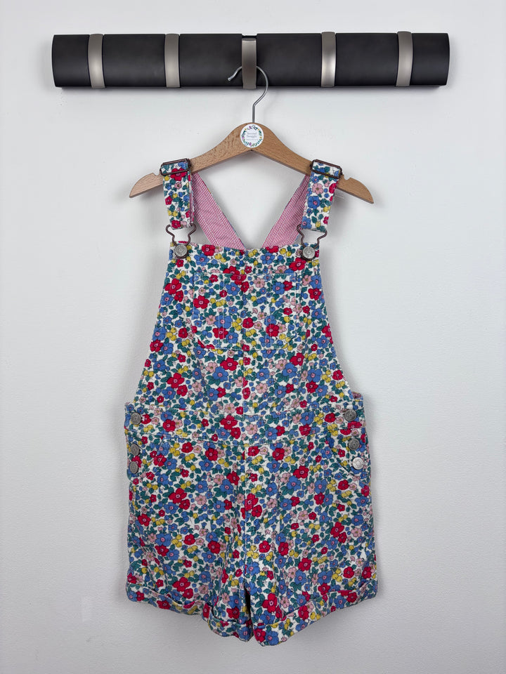 Mini Boden Floral Short Dungarees 7-8 Years-Dungarees-Second Snuggle Preloved