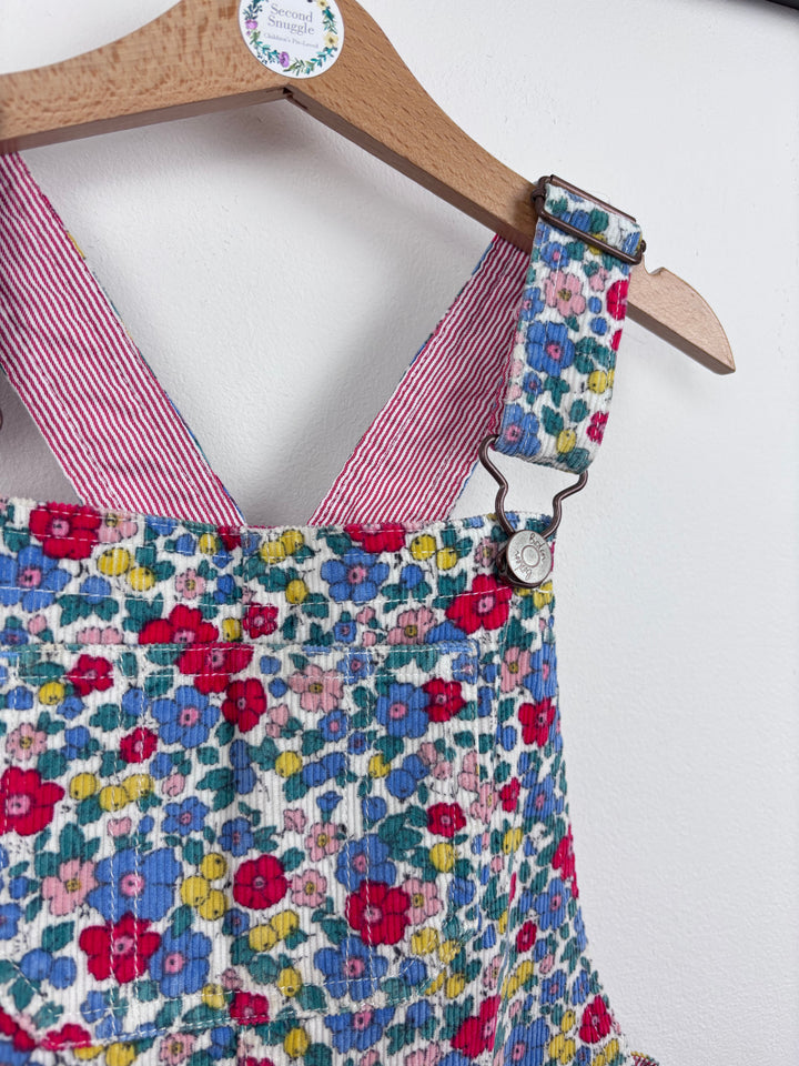 Mini Boden Floral Short Dungarees 7-8 Years-Dungarees-Second Snuggle Preloved