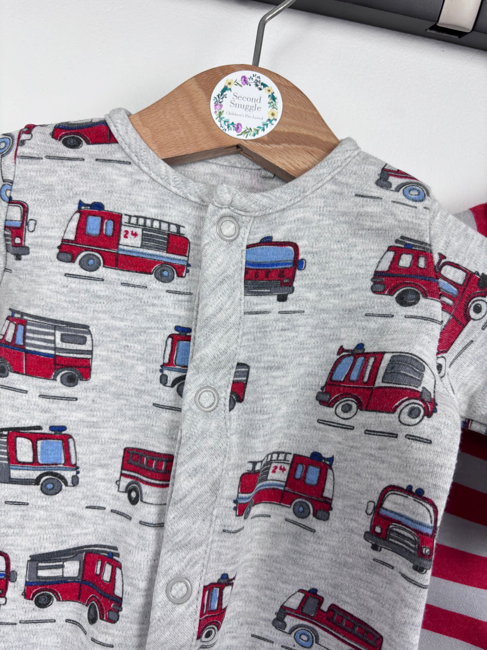 Next 2-Pack Sleepsuits First Size -Sleepsuits-Second Snuggle Preloved