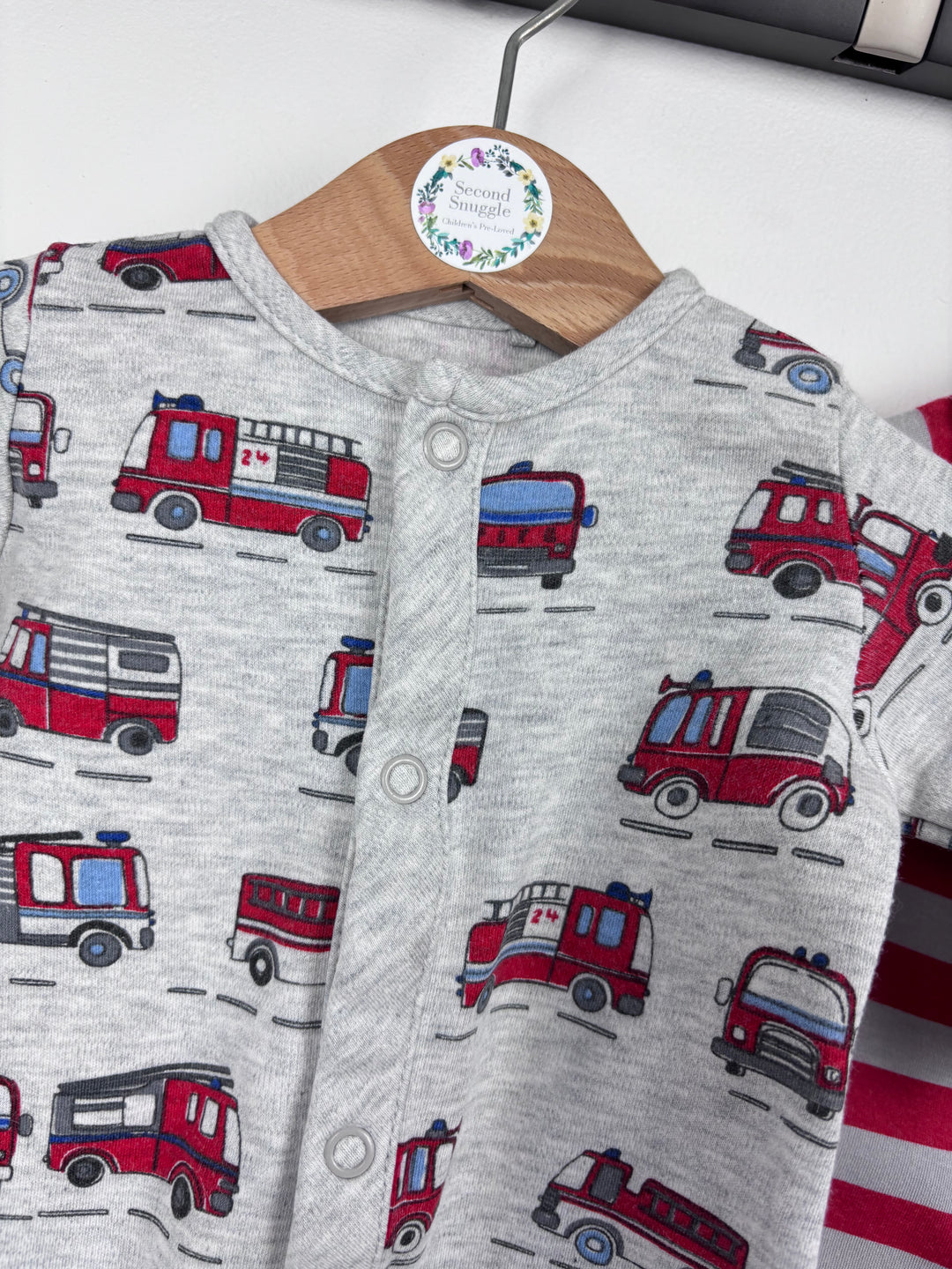 Next 2-Pack Sleepsuits First Size -Sleepsuits-Second Snuggle Preloved