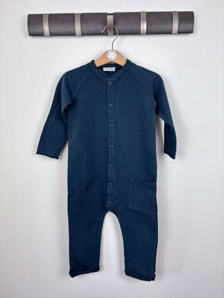 Phil & Phae Navy Romper 2 Years-Rompers-Second Snuggle Preloved