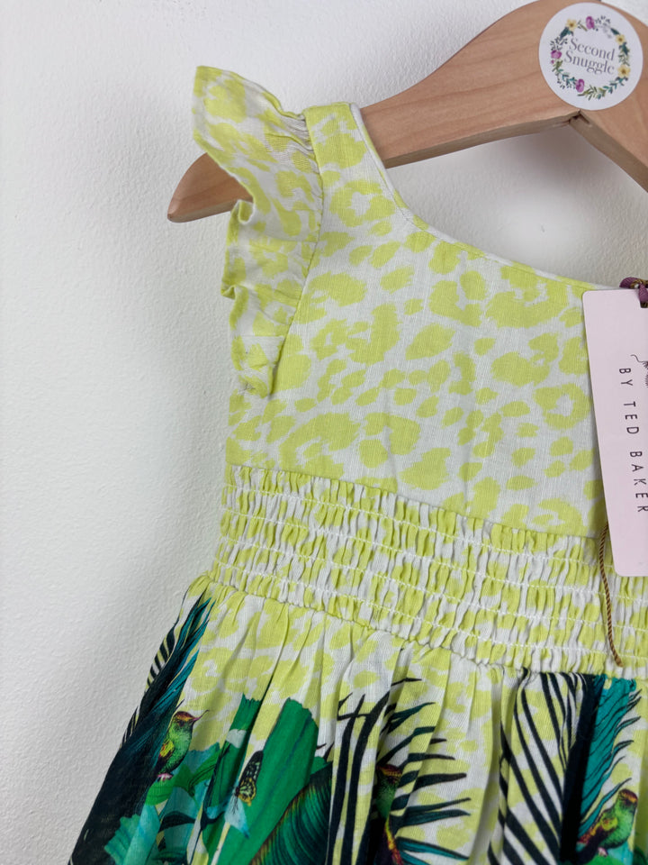 Ted Baker Leaf Print Dress 3–6 Months-Dresses-Second Snuggle Preloved