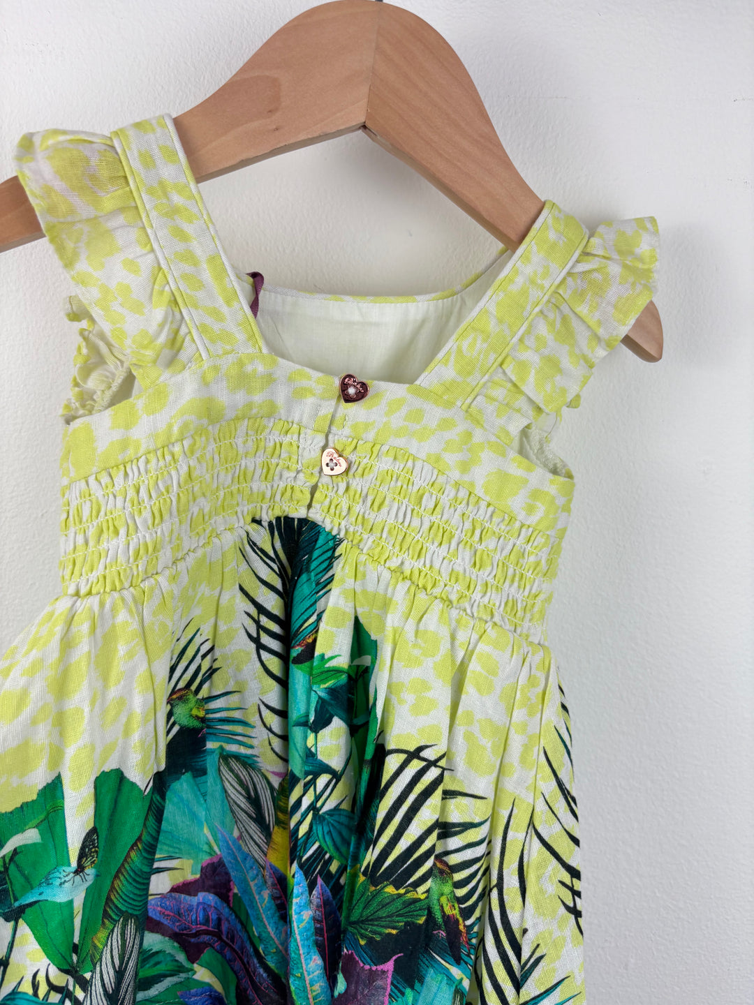 Ted Baker Leaf Print Dress 3–6 Months-Dresses-Second Snuggle Preloved