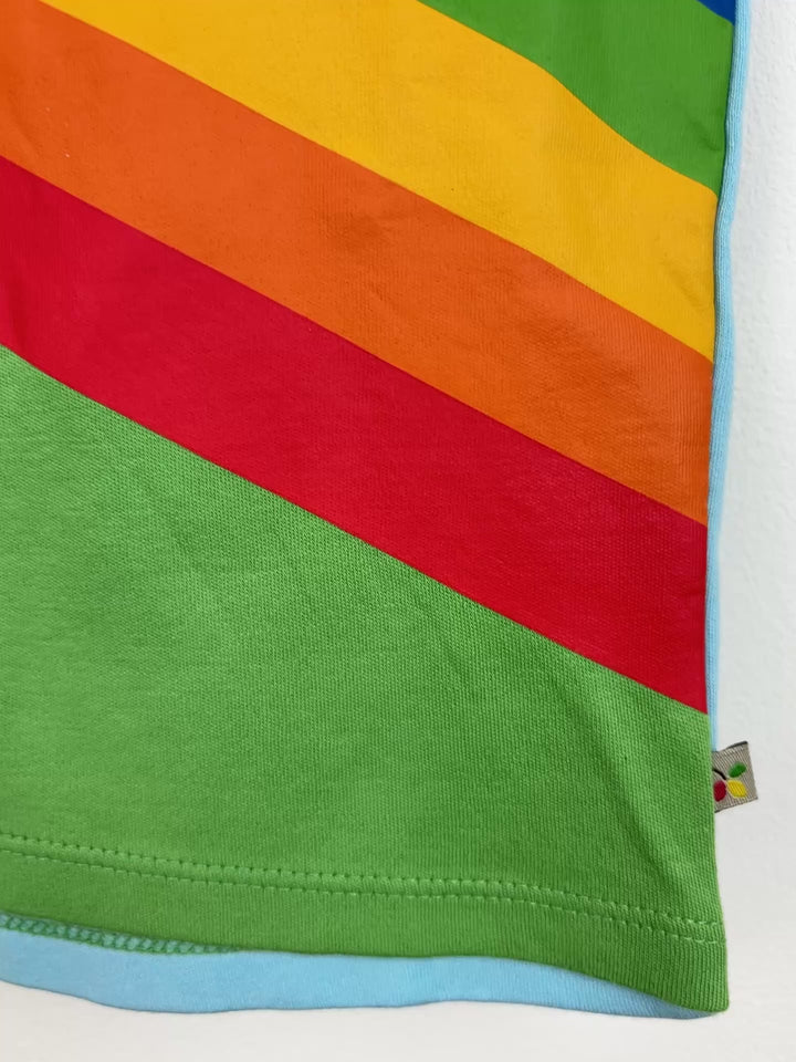 Frugi Tractor Rainbow T-shirt