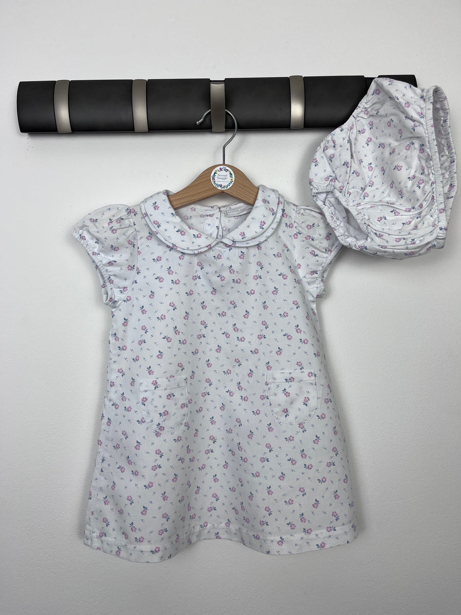 The Little White Company Floral Dress Set 12-18 Months-Dresses-Second Snuggle Preloved