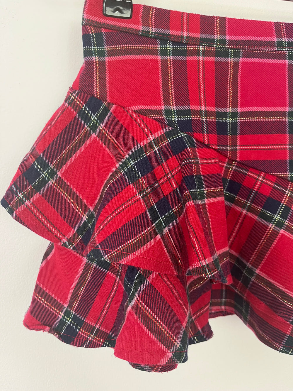 H&M Red Checked Skirt 4-6 Years-Skirts-Second Snuggle Preloved