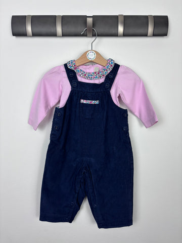 JoJo Maman Bebe 3-6 Months-Dungarees-Second Snuggle Preloved