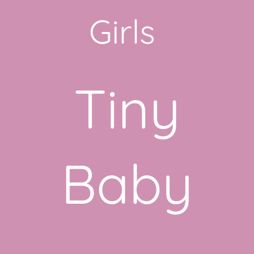 Girls Tiny baby second hand clothing