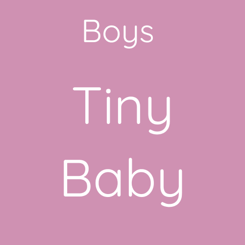 Boys tiny baby second hand clothing 