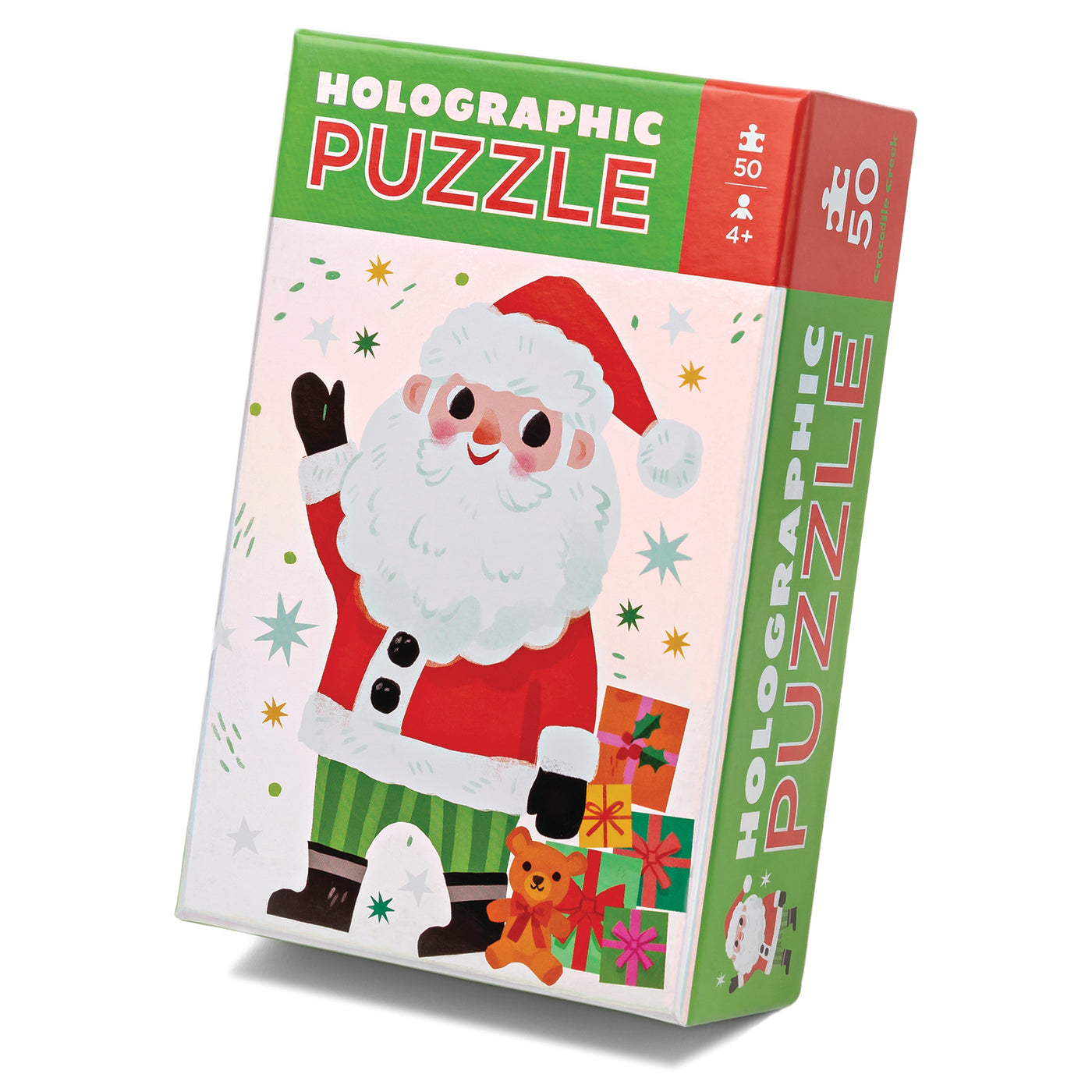 50 Piece Holographic Santa Puzzle-50 Piece Puzzles-Second Snuggle Preloved