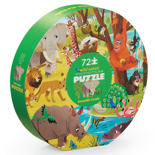 72 Piece Puzzle - Wild Safari-72 Piece Puzzles-Second Snuggle Preloved