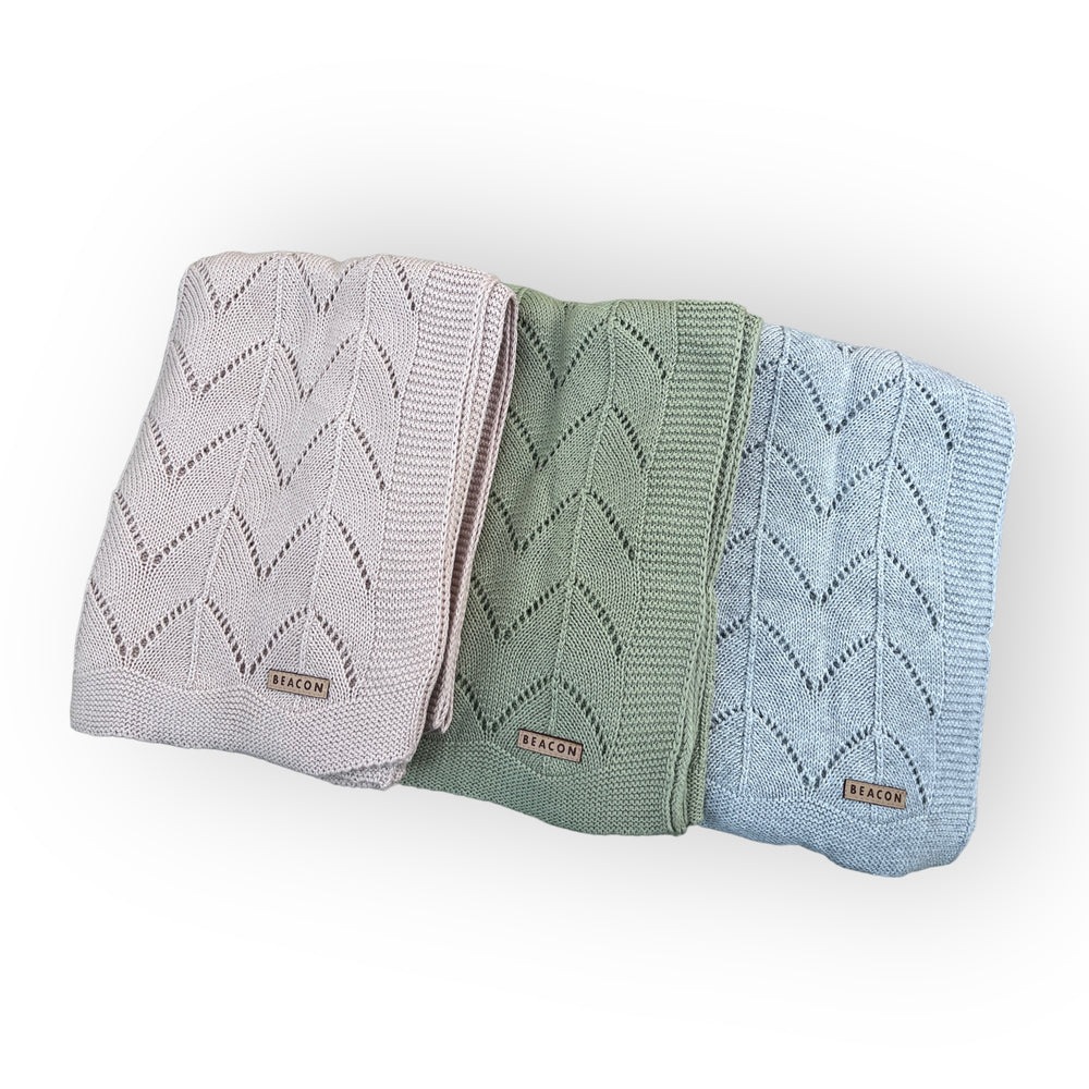 Beacon Super Soft Touch Knit Blanket-Blankets-Second Snuggle Preloved