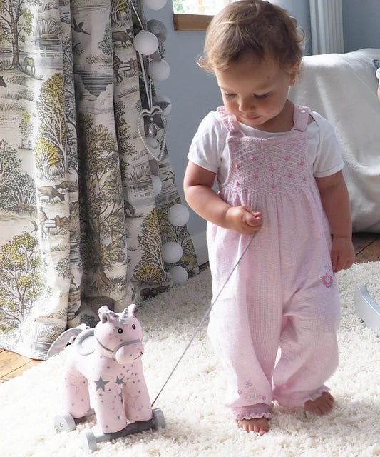 Celeste Unicorn Pull Along Toy-Pull Along Toy-Second Snuggle Preloved