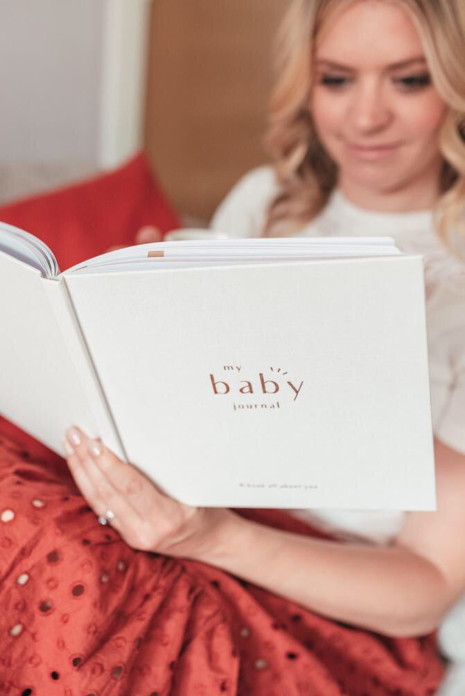 My Baby Journal In Grey-Baby Journal-Second Snuggle Preloved