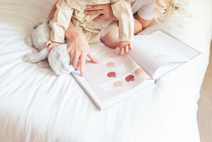 My Baby Journal In Grey-Baby Journal-Second Snuggle Preloved
