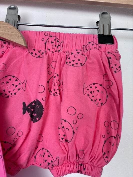 Finding Fugu Cross Back Top and Shorts Set 6-9 Months-Sets-Second Snuggle Preloved