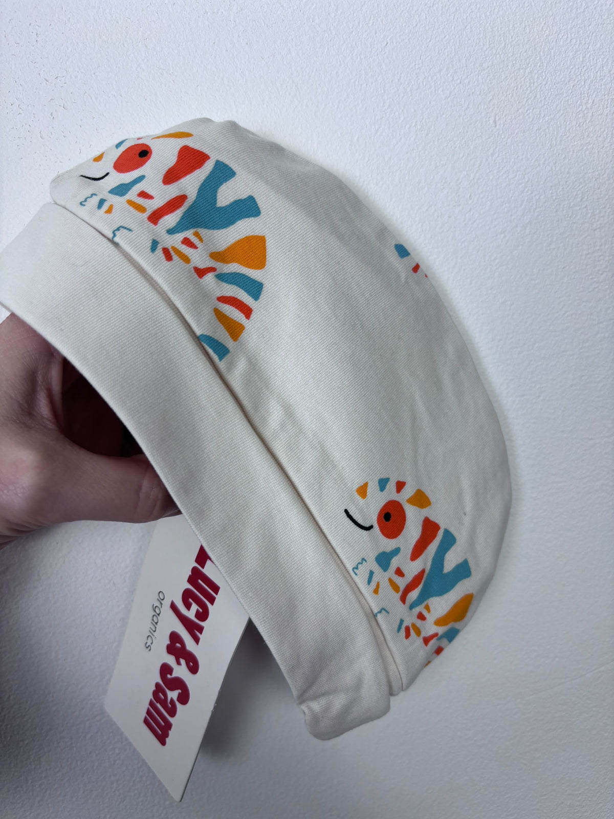 Lucy & Sam Off White Chameleon Cosy Baby Hat-Hats-Second Snuggle Preloved