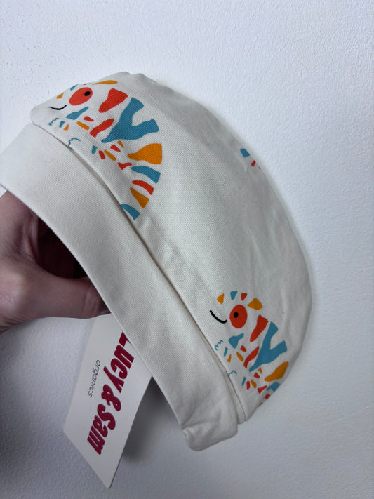 Off White Chameleon Cosy Baby Hat-Hats-Second Snuggle Preloved