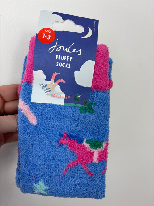 Joules Fluffy Socks UK 1-3-Tights & Socks-Second Snuggle Preloved