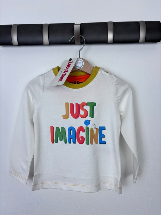 Just Imagine Long Sleeve Top-Tops-Second Snuggle Preloved