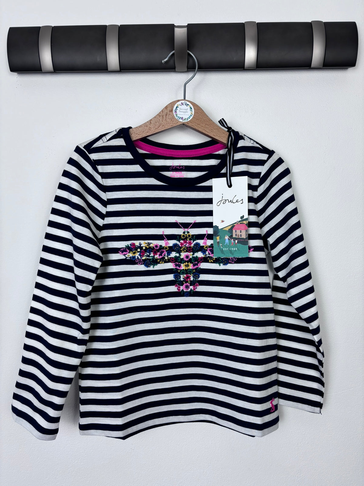 Joules Bee Long Sleeve Top 12 Years-Tops-Second Snuggle Preloved