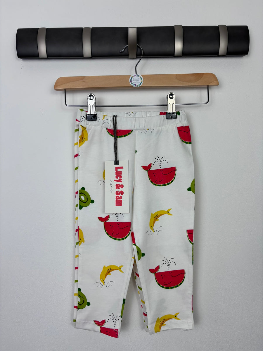 Lucy & Sam Just Imagine 2 Pack Leggings 9-12 Months-Leggings-Second Snuggle Preloved