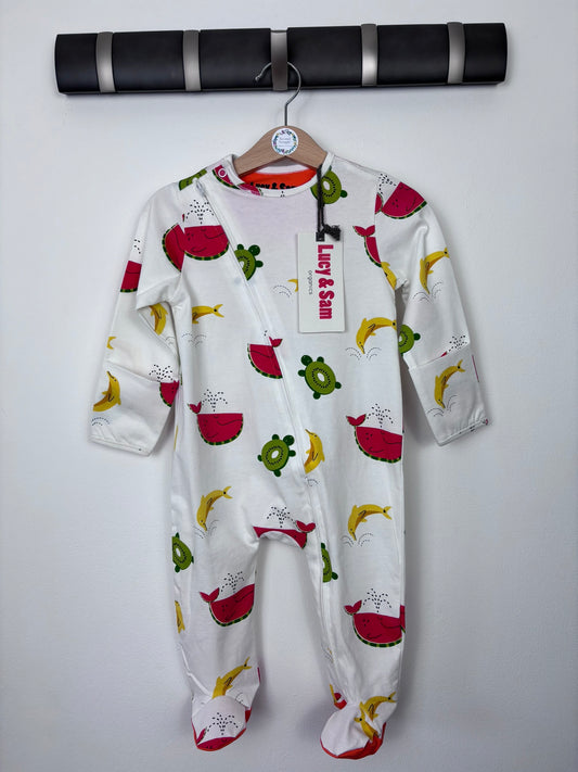 Just Imagine Zipped Sleep Suit 18-24 Months-Sleepsuits-Second Snuggle Preloved