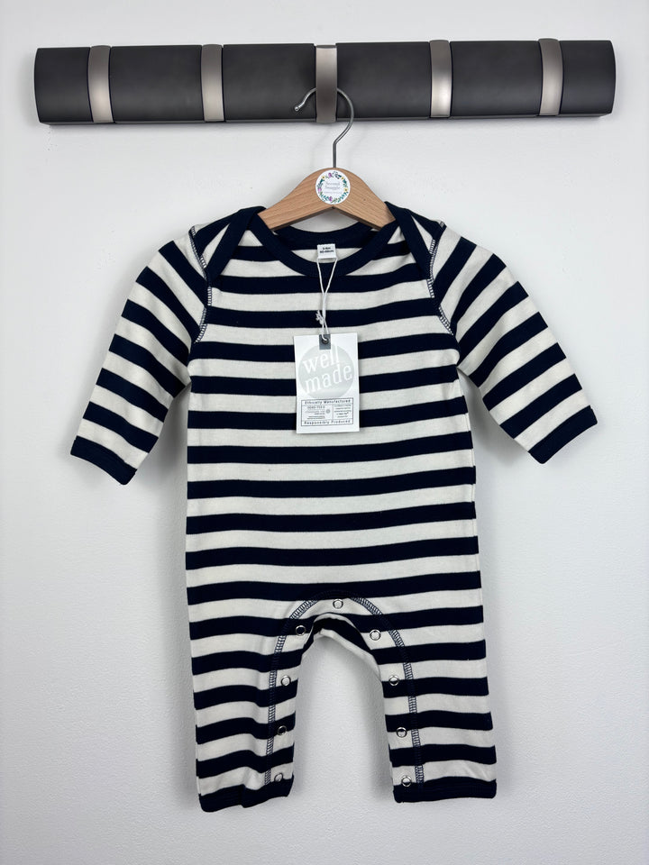 Mantis World Stripy Romper 3-6 Months-Rompers-Second Snuggle Preloved
