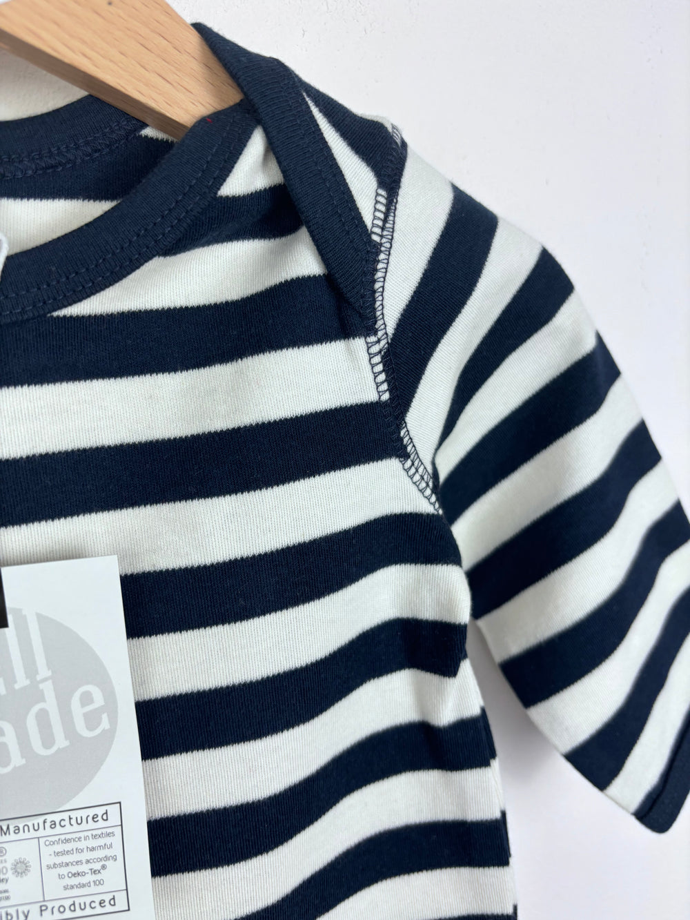 Mantis World Stripy Romper 3-6 Months-Rompers-Second Snuggle Preloved
