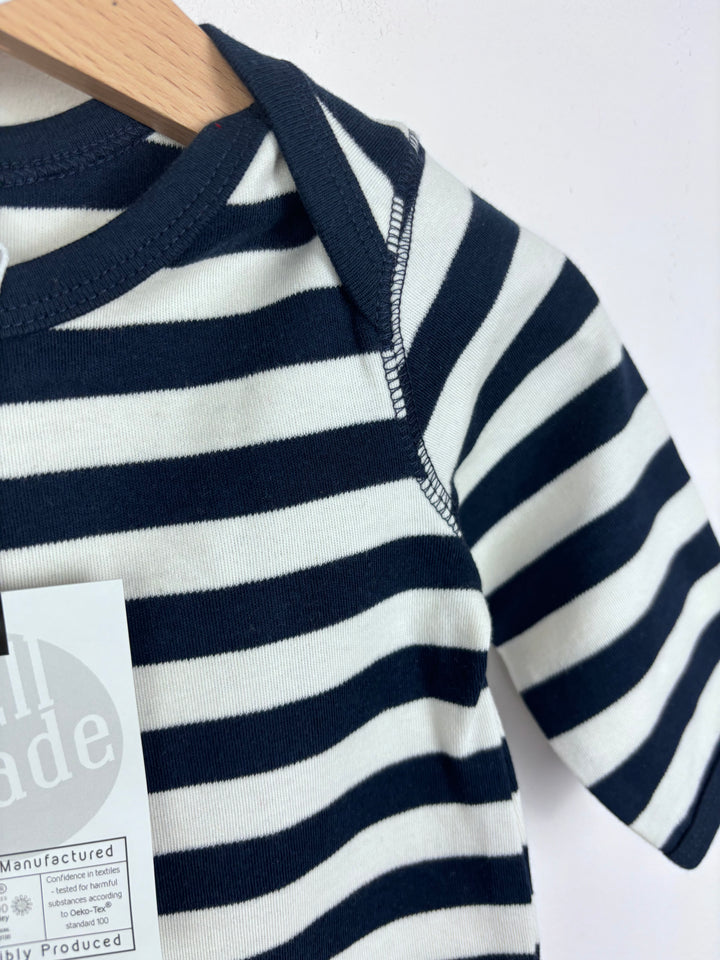 Mantis World Stripy Romper 3-6 Months-Rompers-Second Snuggle Preloved