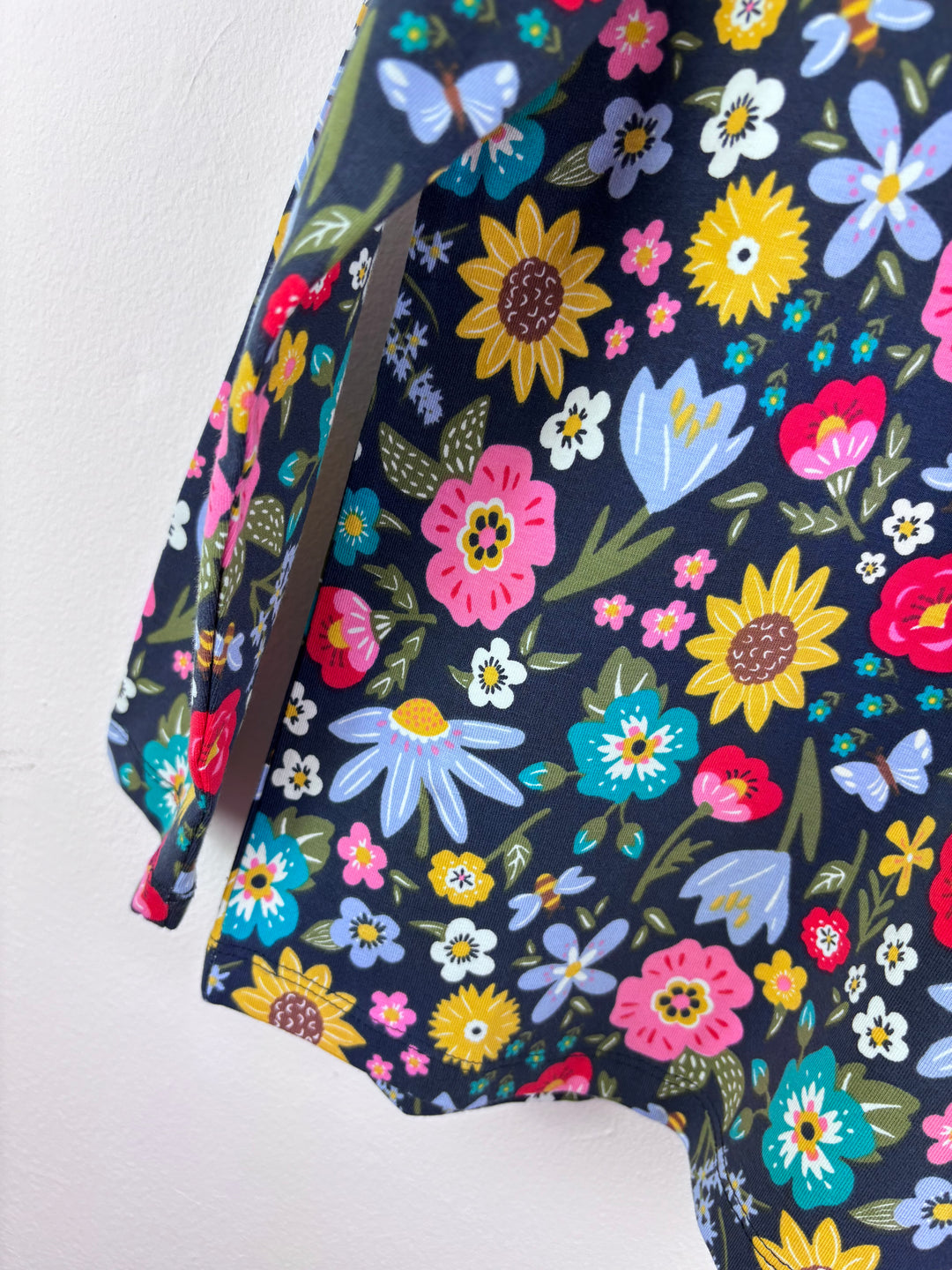 Frugi Floral Long Sleeve Top 6-7 Years-Tops-Second Snuggle Preloved