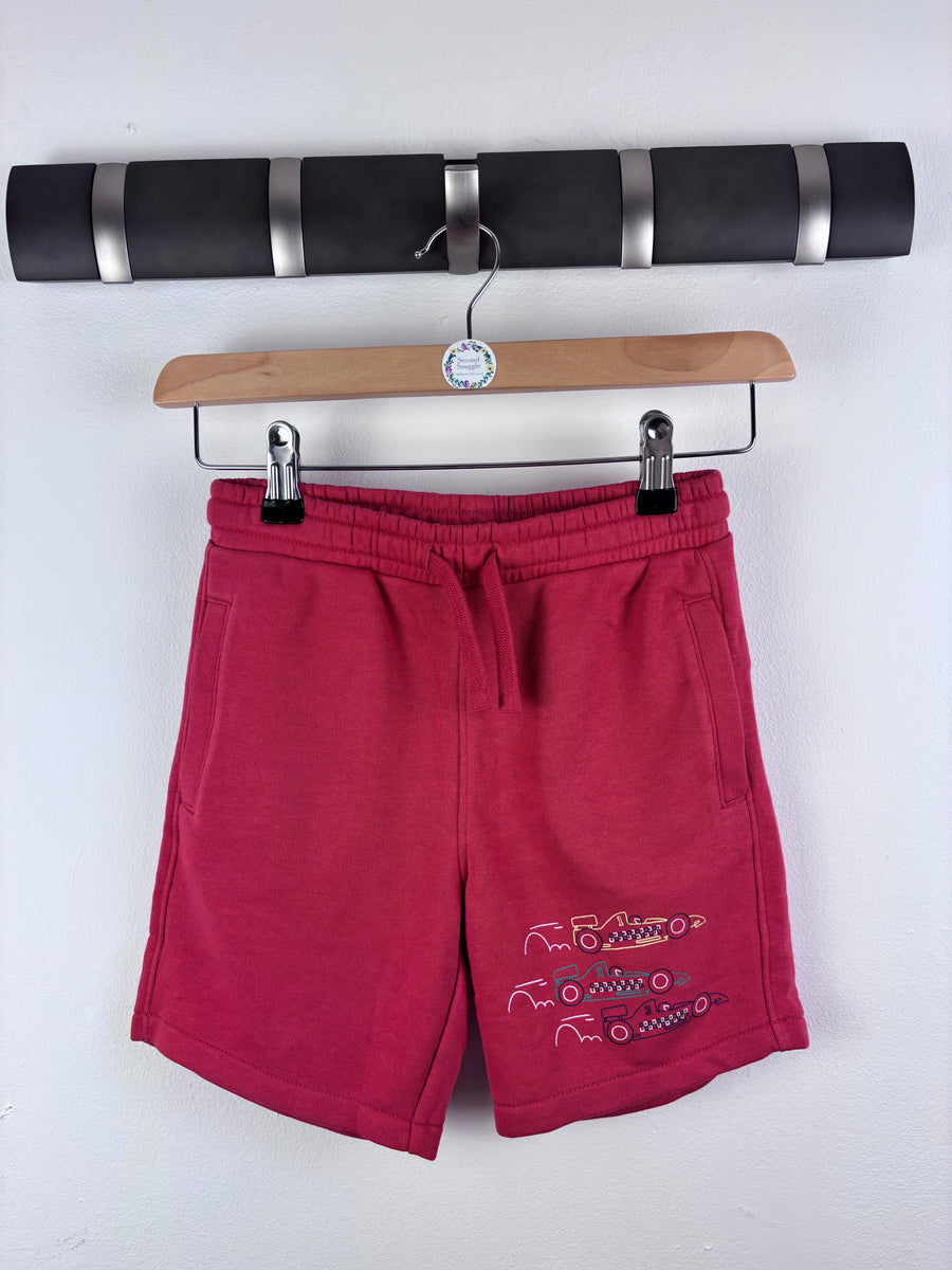 Ex M&S Berry Red Racing Car Shorts-Shorts-Second Snuggle Preloved