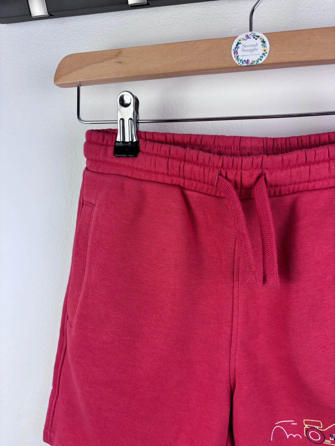 Ex M&S Berry Red Racing Car Shorts-Shorts-Second Snuggle Preloved