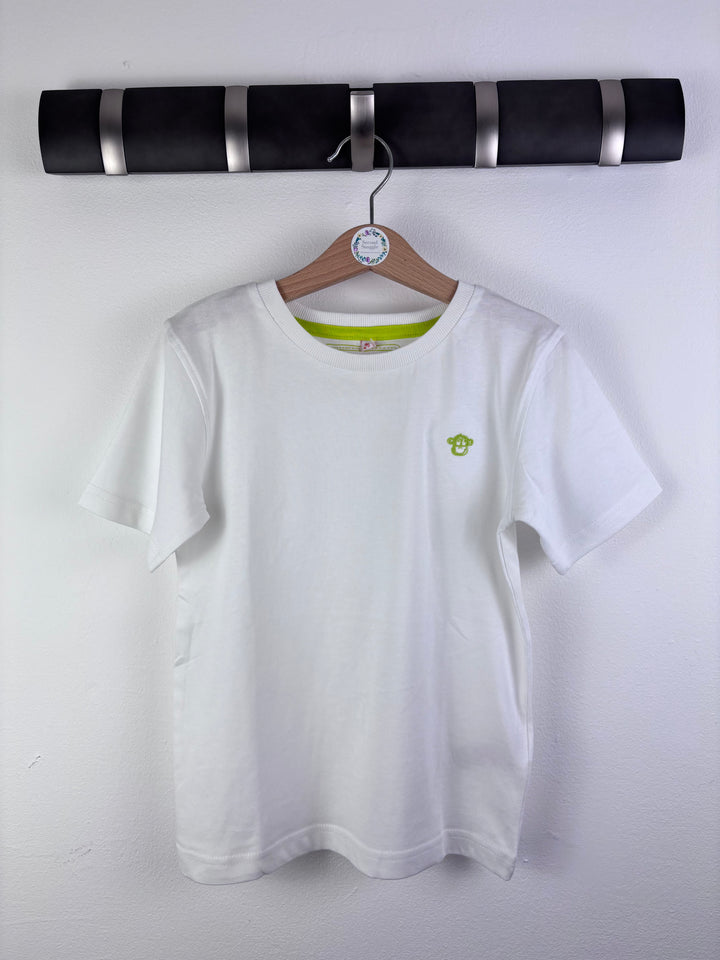 Ex Blue Zoo White Short Sleeve T-Shirt-Tops-Second Snuggle Preloved
