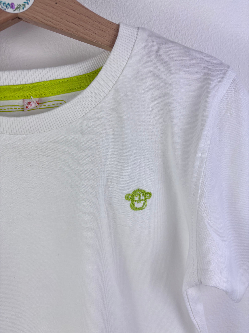 Ex Blue Zoo White Short Sleeve T-Shirt-Tops-Second Snuggle Preloved