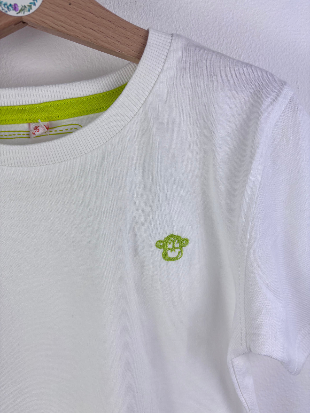 Ex Blue Zoo White Short Sleeve T-Shirt-Tops-Second Snuggle Preloved
