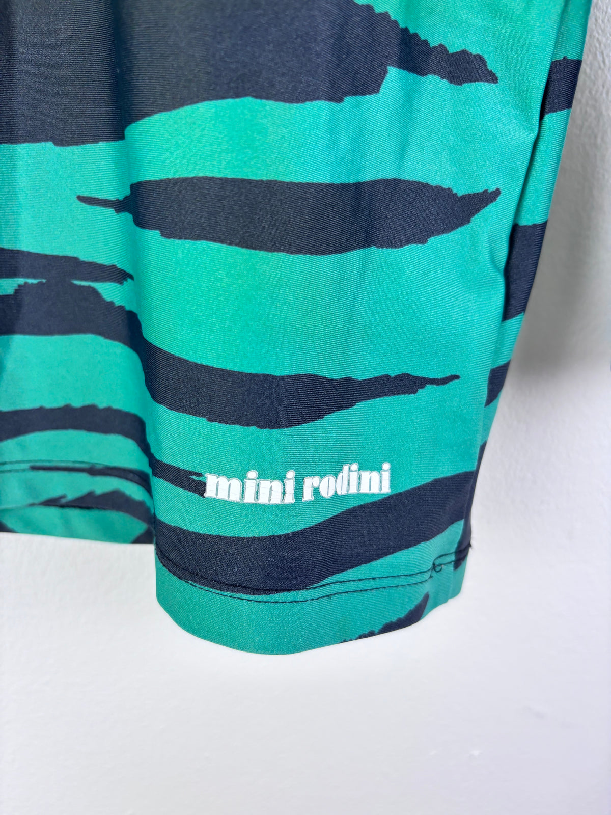 Mini Rodini Green Zebra Rash Vest 2-3 Years-Swimming-Second Snuggle Preloved