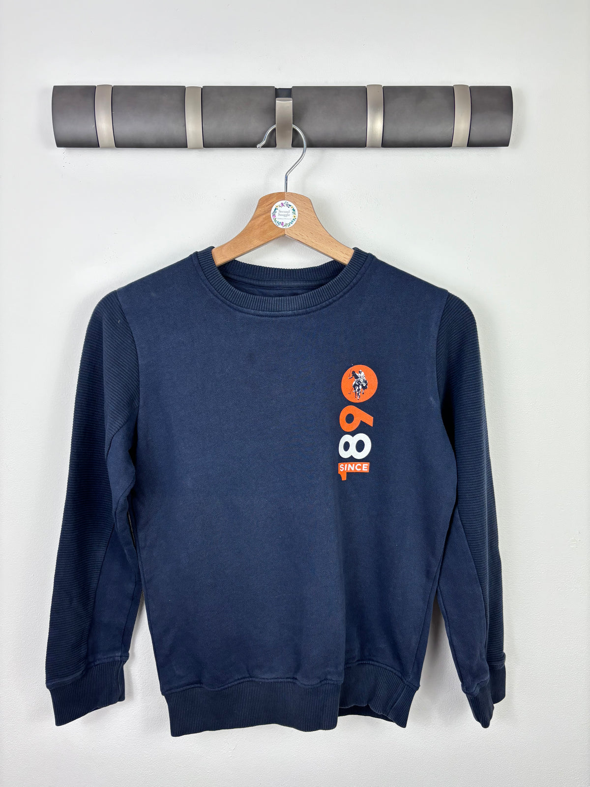 US Polo Assn Navy Logo Sweatshirt 10-11 Years-Jumpers-Second Snuggle Preloved