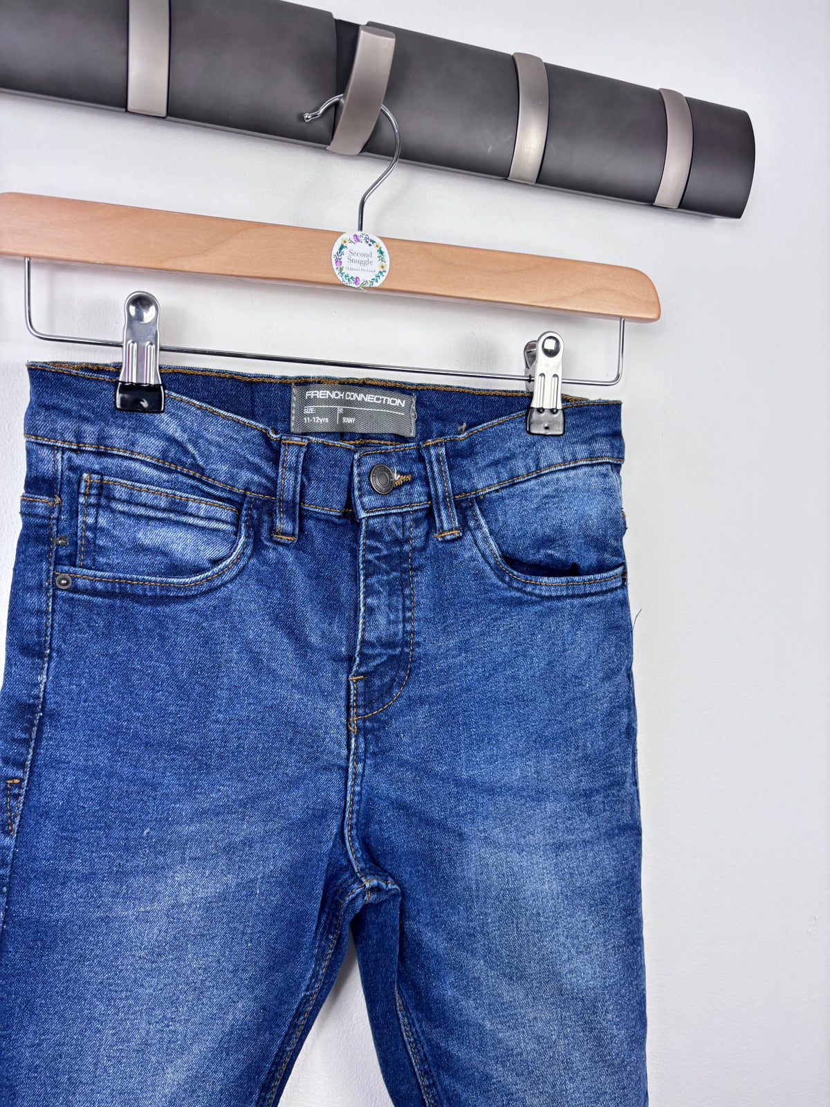 French Connection Blue Denim Jeans 11-12 Years-Trousers-Second Snuggle Preloved