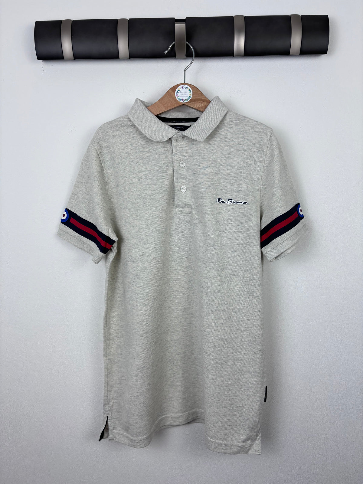Ben Sherman Grey Polo Shirt 9-10 Years-Tops-Second Snuggle Preloved