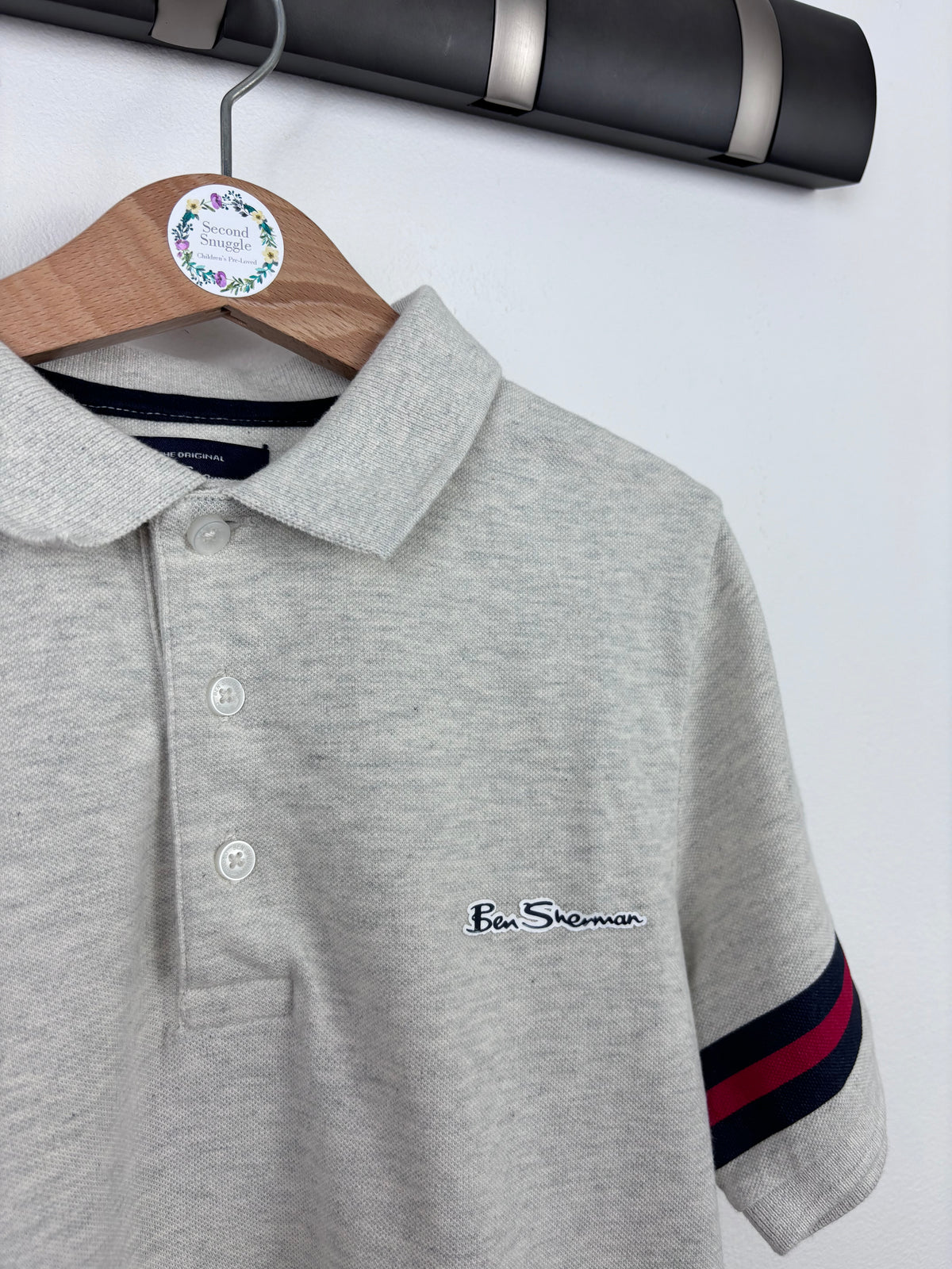 Ben Sherman Grey Polo Shirt 9-10 Years-Tops-Second Snuggle Preloved