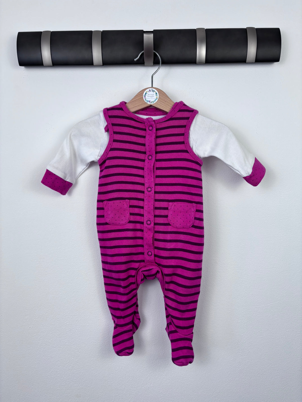 Mothercare New Baby-Rompers-Second Snuggle Preloved